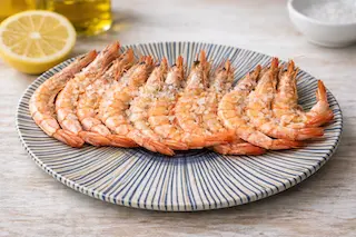 Gamba blanca Huelva Plancha
